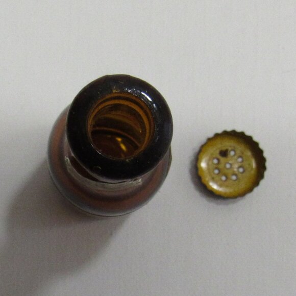 Vintage 1950s Miniature Falstaff Brown Beer Bottle Salt & Pepper Shakers Set - Picture 6 of 11